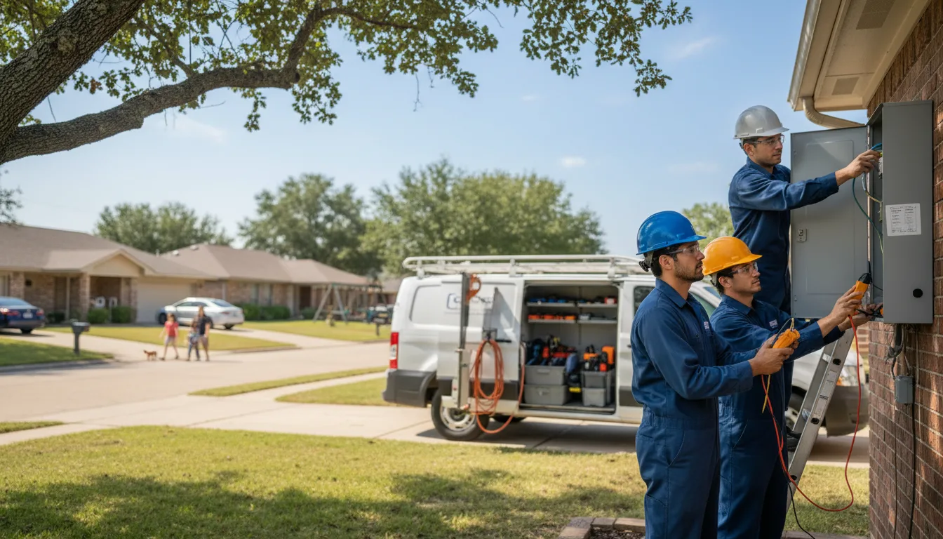 Certified electrician providing emergency electrical services in Van Orin, IL